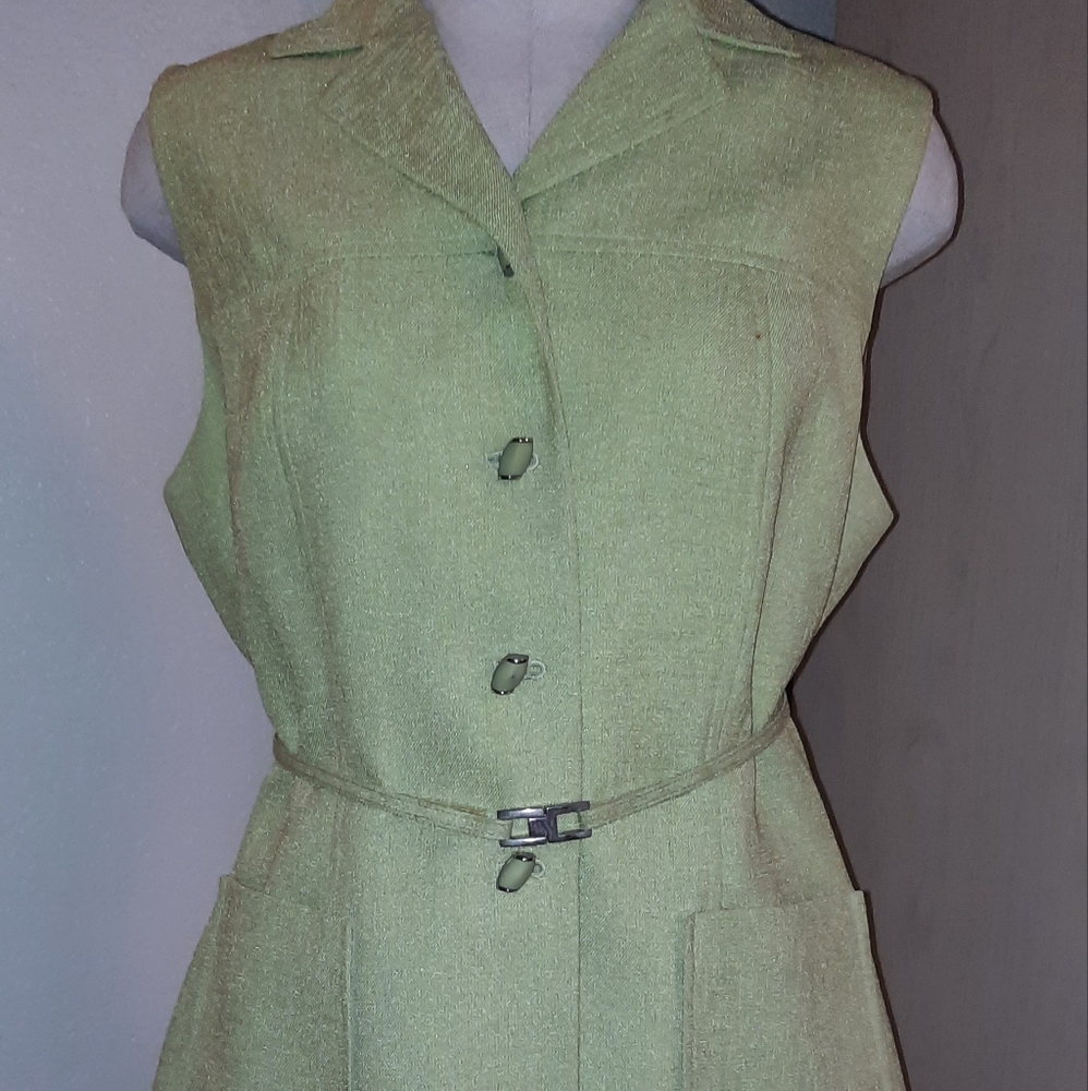 Kasper ASL Petite , size 8P, lime green